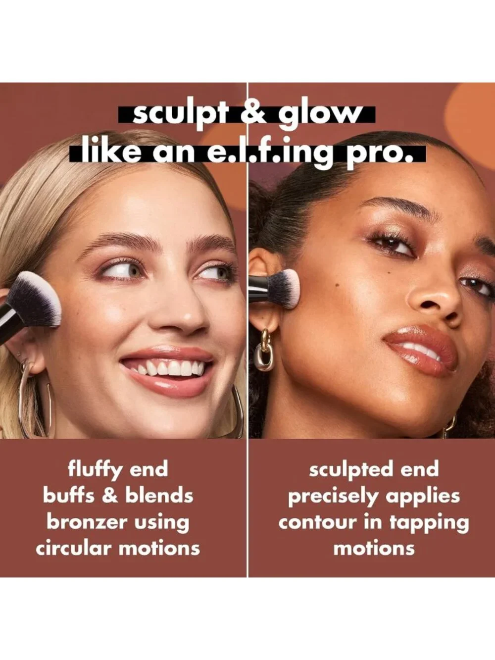 Liquid Bronzer & Contour Duo with Brush | Flawless Glow & Sculpting Tool